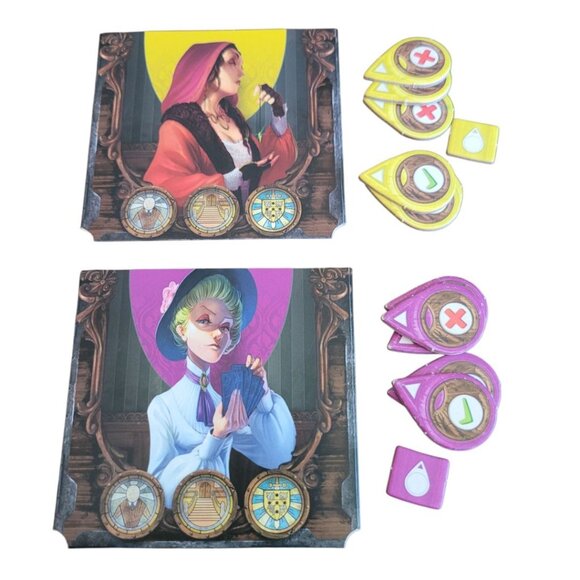 Mysterium Game Replacement Pieces Mystery Envelopes Players Pointer Characters - Picture 3 of 4
